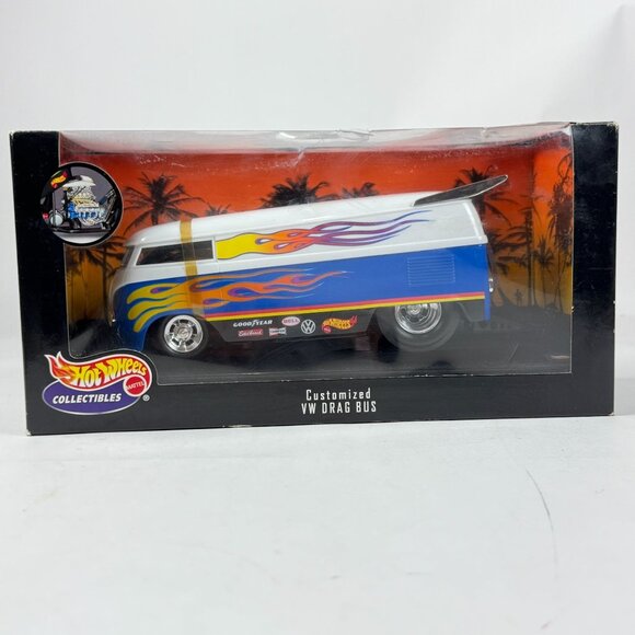 Customized VW Drag Bus Hot Wheels 1999 Vintage 1:18 Scale Diecast Collectible - Picture 1 of 9